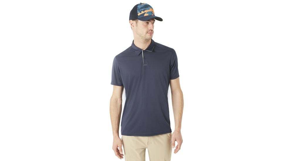 Oakley Divisonal Polo - Mens, Light Grey, Large 433690-202-L
