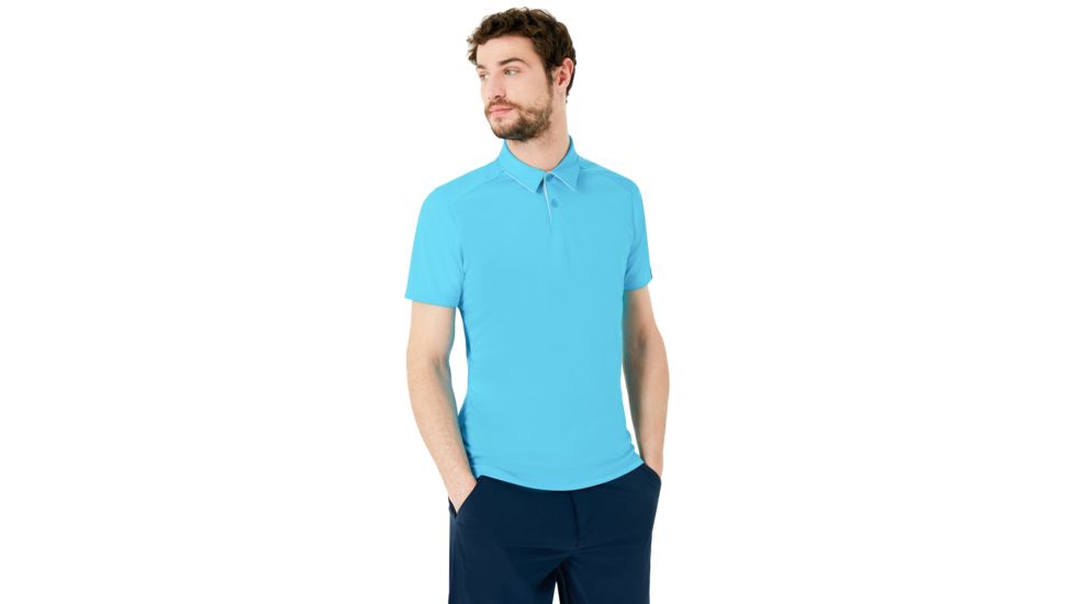 Oakley Divisonal Polo - Mens, Atomic Blue, Large, 433690-6B2-L