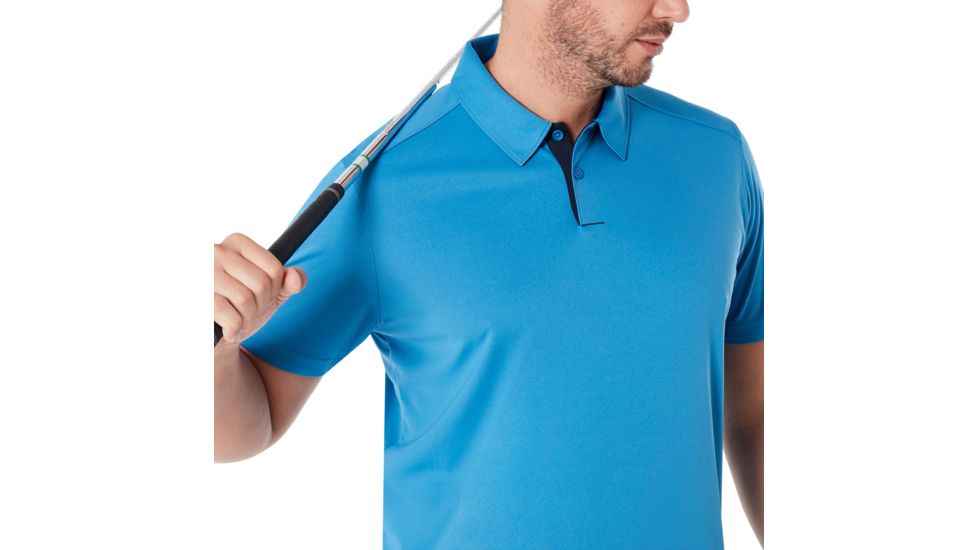 Oakley Divisonal Polo - Mens, California Blue, Large, 433690-6CS-L