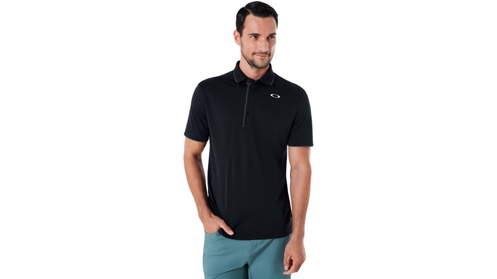 Oakley Enhance 8.7 Short Sleeve Polo - Mens, Blackout, 2XL, 434260-02E-XXL