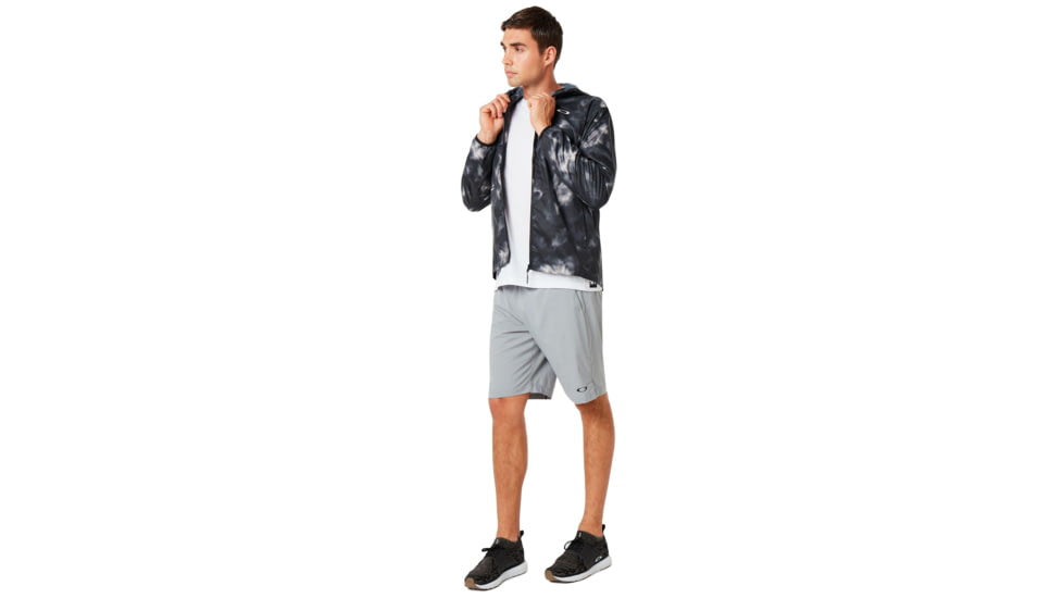 Oakley Enhance Graphic Wind Warm Jacket 9.7 - Mens, Black Print, Extra Large, 412822-02E-XL
