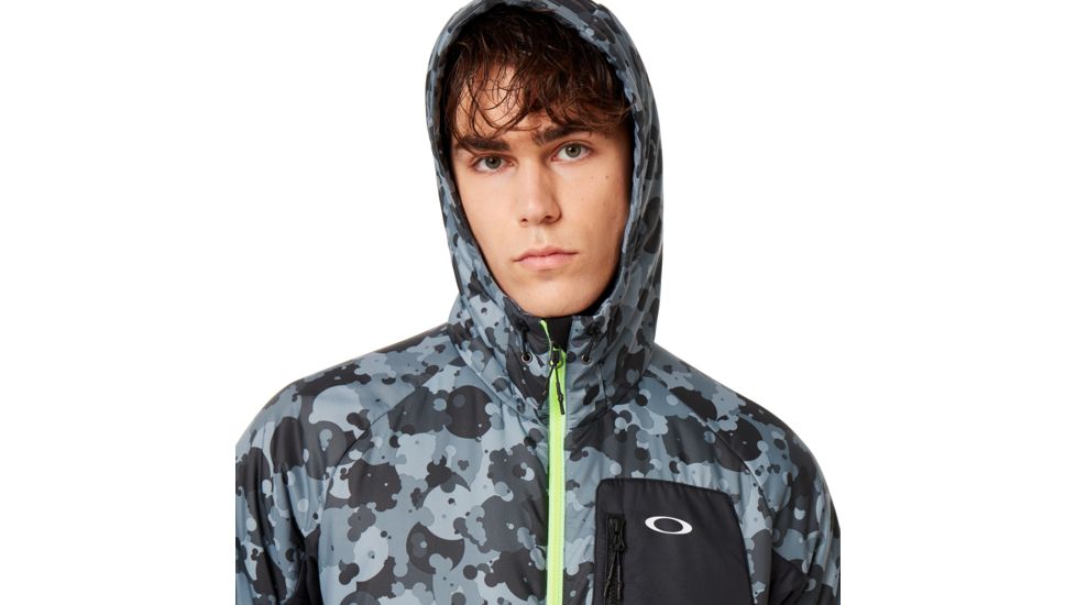 Oakley Enhance Insulation Jacket 9.7 - Mens, Black Print, Medium, 412823-00G-M
