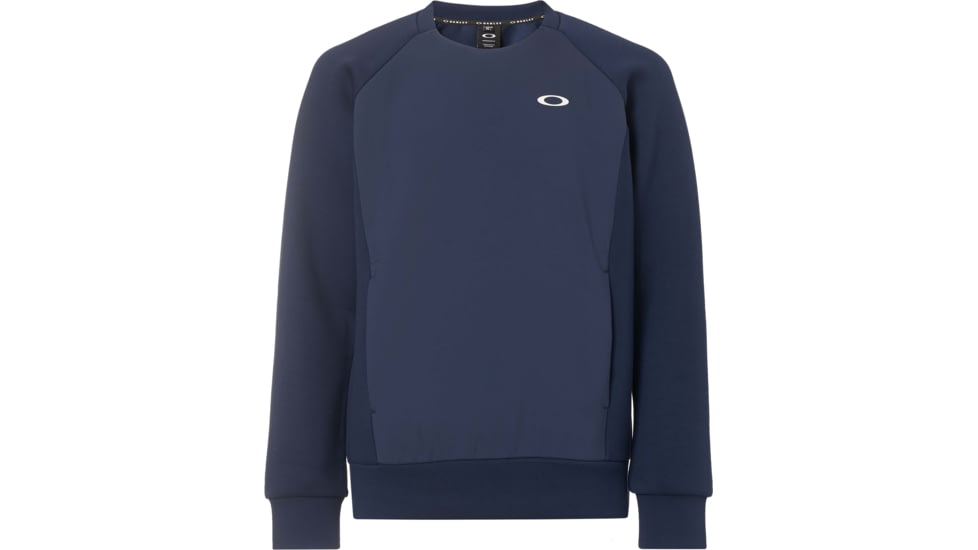 Oakley Enhance QD Fleece Crew Jacket 9.7 - Mens, Foggy Blue, Extra Large, 472586-6FB-XL