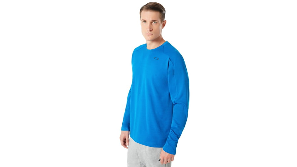 Oakley Enhance Long Sleeve Crew 8.7.02 - Mens, Ozone, Large, 434249-62T-L
