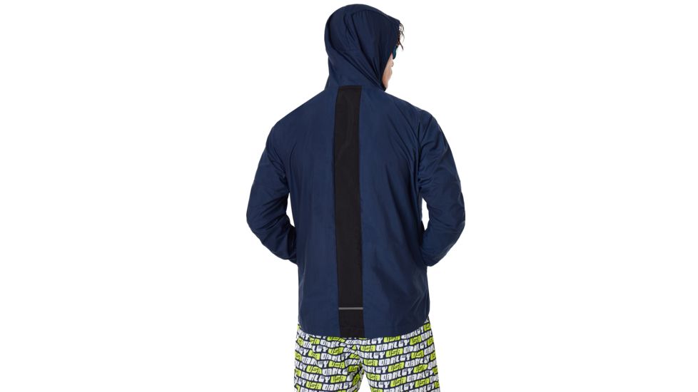 Oakley Enhance Wind Anorak Jacket 2.7 - Mens, Foggy Blue, 2XL, 412820-6FB-XXL