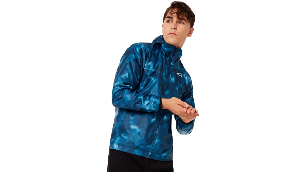 Oakley Enhance Wind Warm Jacket 9.7 - Mens, Foggy Blue, Medium, 412822-6FB-M