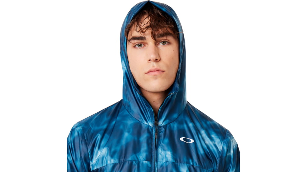 Oakley Enhance Wind Warm Jacket 9.7 - Mens, Foggy Blue, Medium, 412822-6FB-M