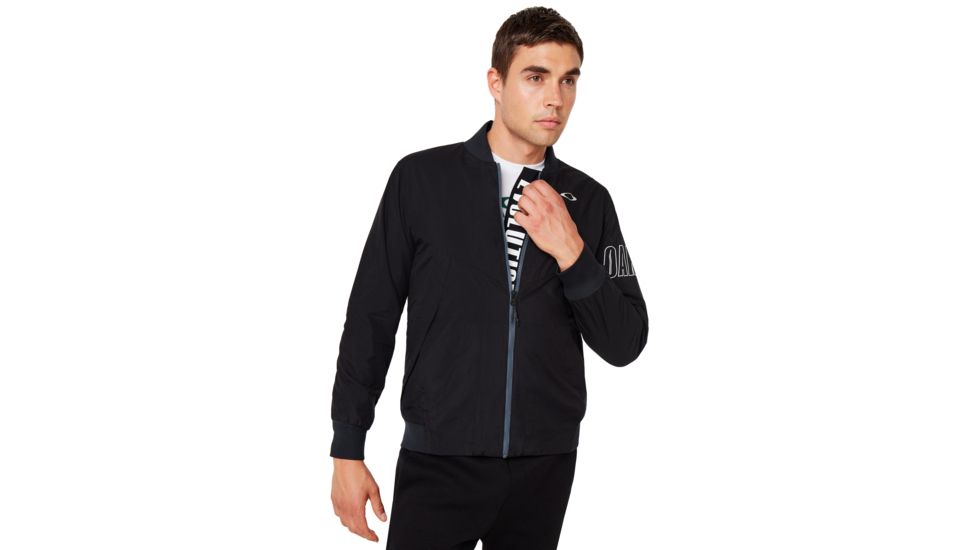 Oakley Enhance Wind Warm Mil Jacket - Mens, Blackout, Large, 412819-02E-L