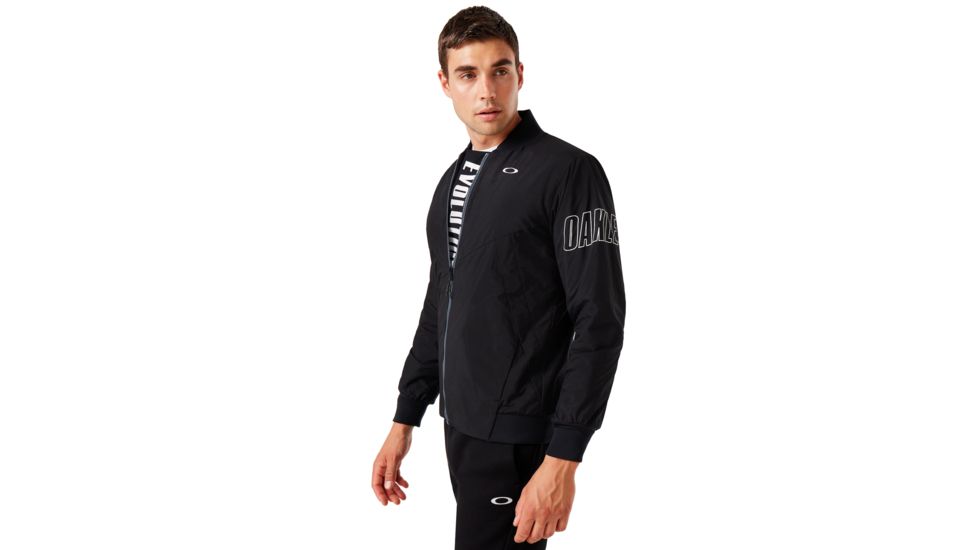 Oakley Enhance Wind Warm Mil Jacket - Mens, Blackout, Large, 412819-02E-L