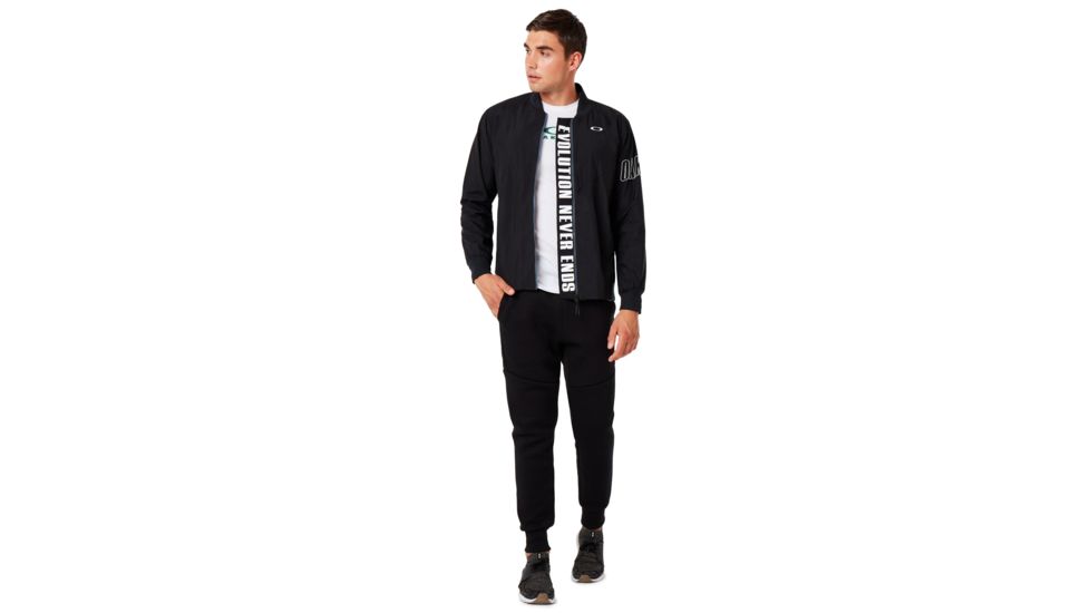 Oakley Enhance Wind Warm Mil Jacket - Mens, Blackout, Large, 412819-02E-L