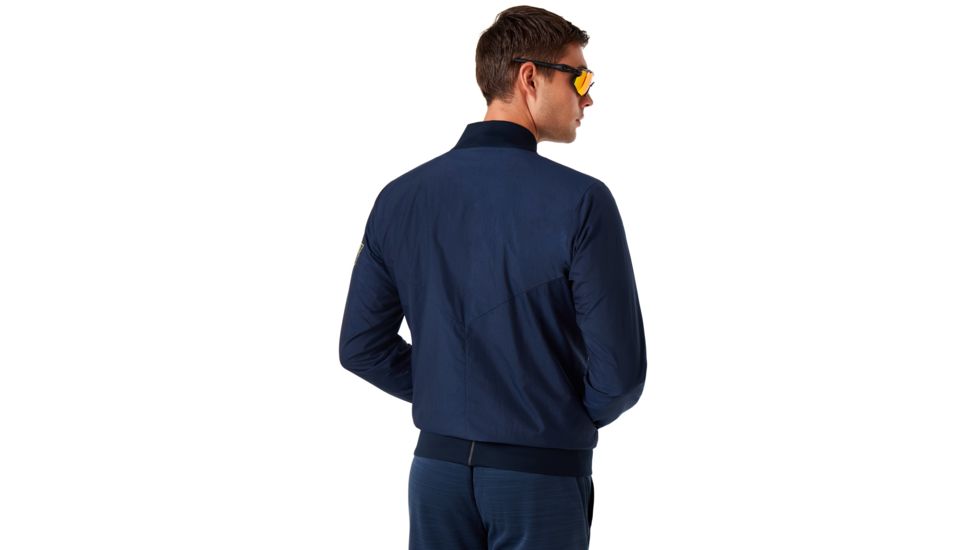 Oakley Enhance Wind Warm Mil Jacket - Mens, Foggy Blue, Medium, 412819-6FB-M