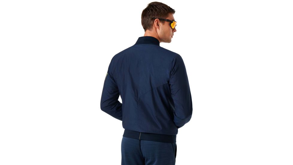 Oakley Enhance Wind Warm Mil Jacket - Mens, Foggy Blue, Large, 412819-6FB-L