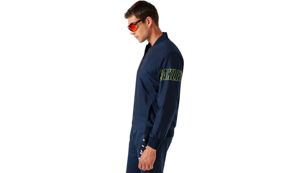 Oakley Enhance Wind Warm Mil Jacket - Mens, Foggy Blue, Large, 412819-6FB-L