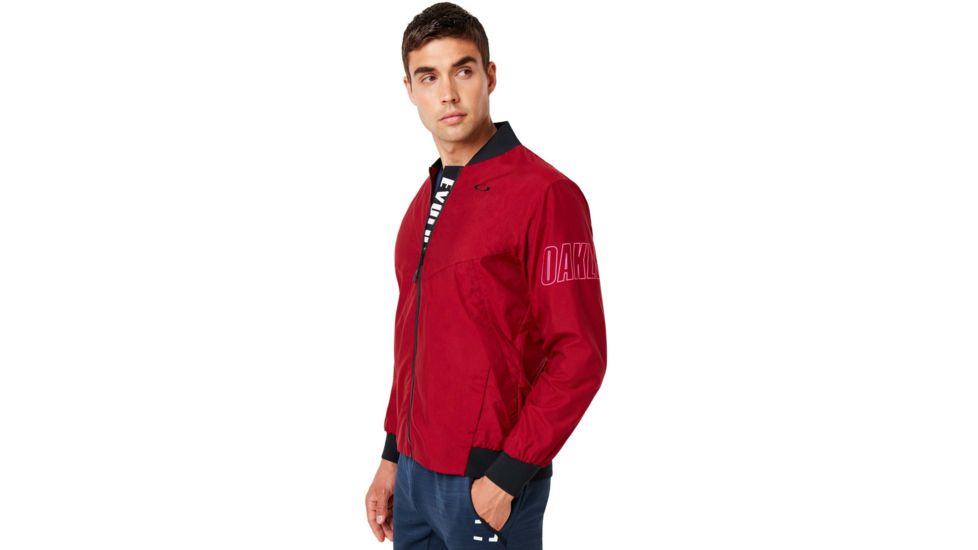 Oakley Enhance Wind Warm Mil Jacket - Mens, Raspberry, Large, 412819-45A-L