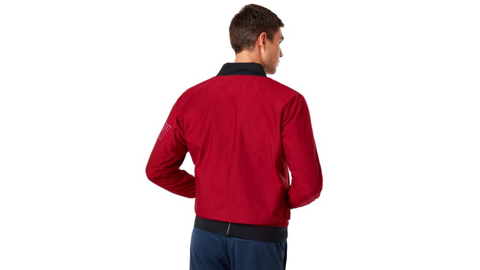 Oakley Enhance Wind Warm Mil Jacket - Mens, Raspberry, Medium, 412819-45A-M