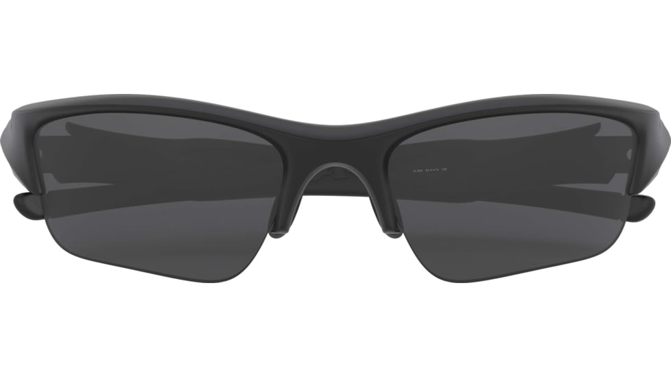 Oakley Flak Jacket XLJ Sunglasses w/ Interchangeable Lenses 11-004-63 - Matte Black Frame, Grey Lenses