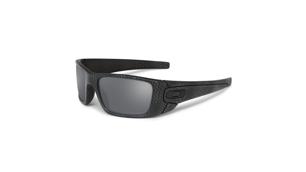 Oakley Fuel Cell Sunglasses 9096A3-60 - Cerakote Graphite Black Frame, Black Iridium Polarized Lenses
