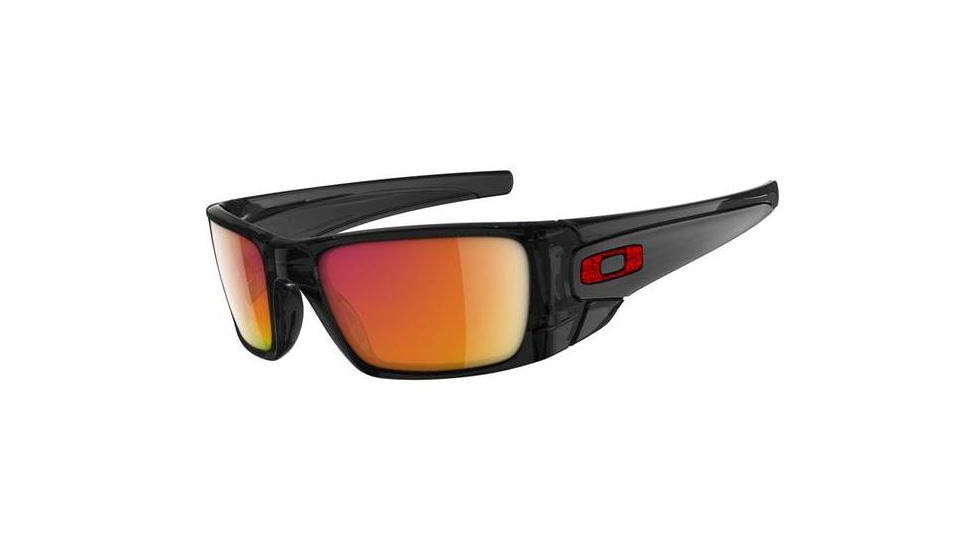 Oakley Fuel Cell Black Ink Frame w/ Ruby Iridium Lenses Sunglasses OO9096-40
