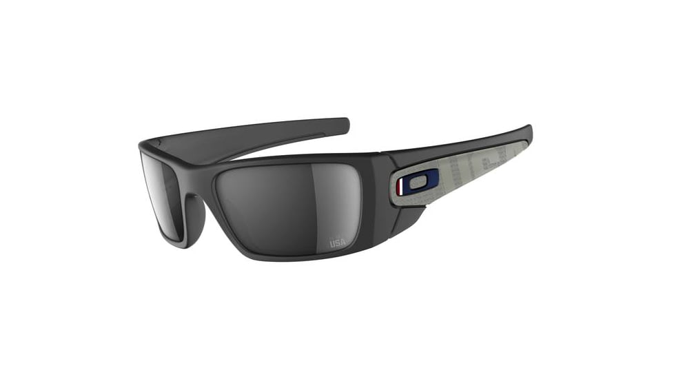 Oakley Fuel Cell Team USA Dark Grey Frame w/ Grey Lenses Sunglasses OO9096-55