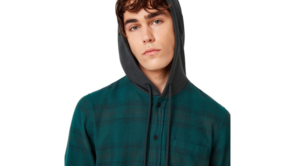 Oakley Icon Hooded Shirt - Mens, Planet, Extra Large, 401925-74D-XL