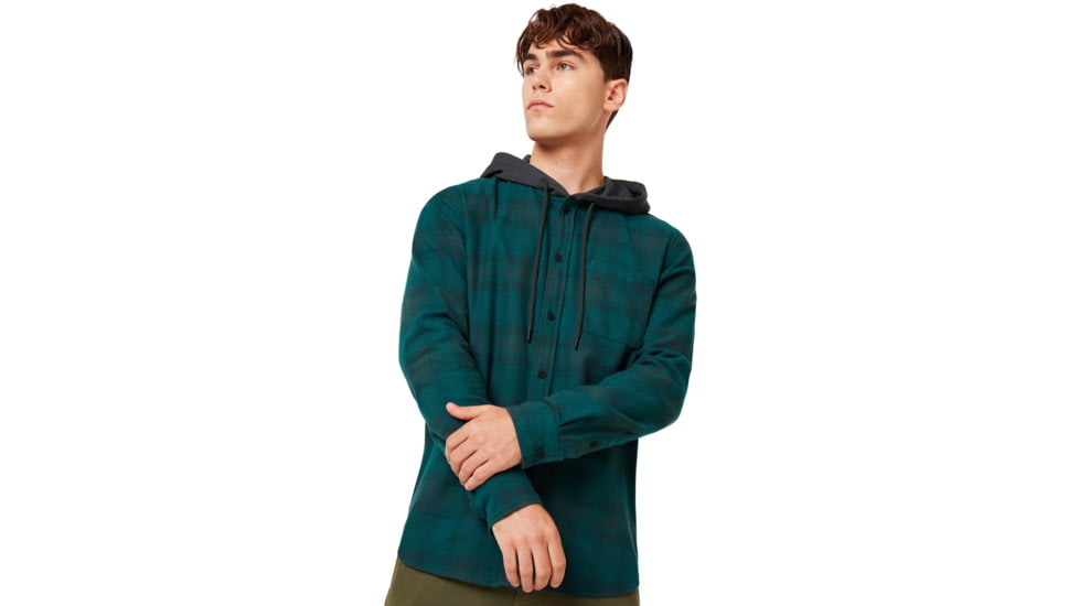 Oakley Icon Hooded Shirt - Mens, Planet, Extra Large, 401925-74D-XL