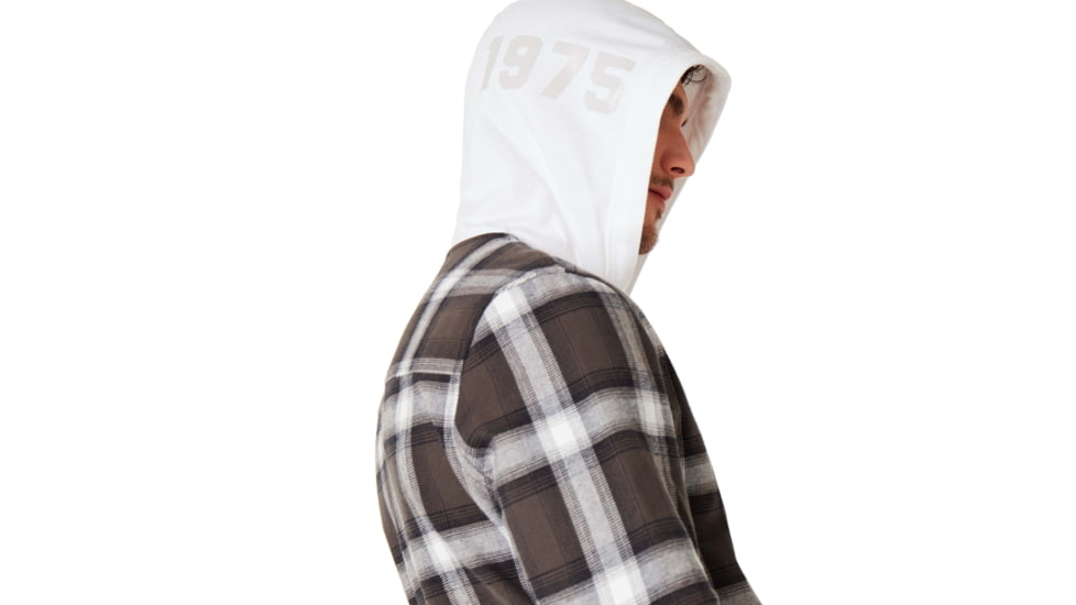 Oakley Icon Hooded Shirt - Mens, White, Small, 401925-100-S