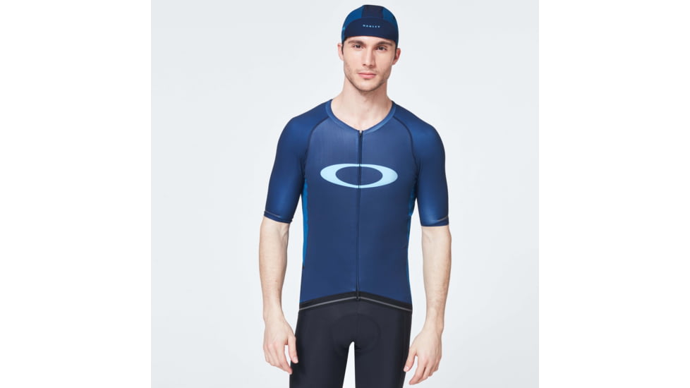 Oakley Icon Jersey 2.0 Cycling T-Shirt - Mens, Black Iris, Extra Small, FOA400596-6DG-XS