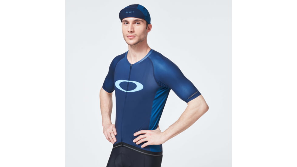 Oakley Icon Jersey 2.0 Cycling T-Shirt - Mens, Black Iris, Extra Small, FOA400596-6DG-XS
