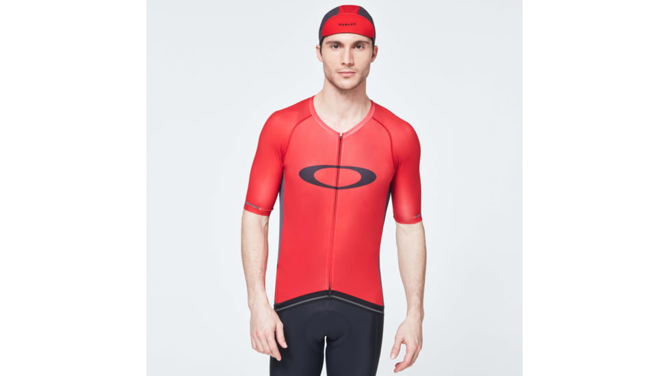 Oakley Icon Jersey 2.0 Cycling T-Shirt - Mens, High Risk Red, Large, FOA400596-43A-L