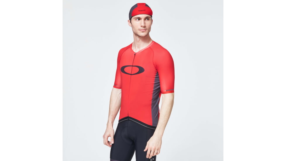 Oakley Icon Jersey 2.0 Cycling T-Shirt - Mens, High Risk Red, Large, FOA400596-43A-L