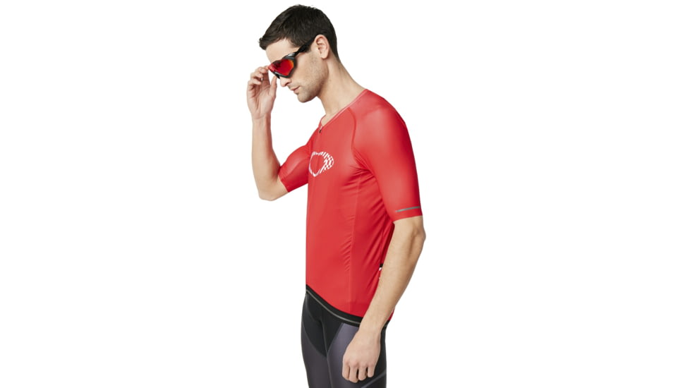Oakley Icon Jersey - Mens, Red Line, Medium, 434361-465-M