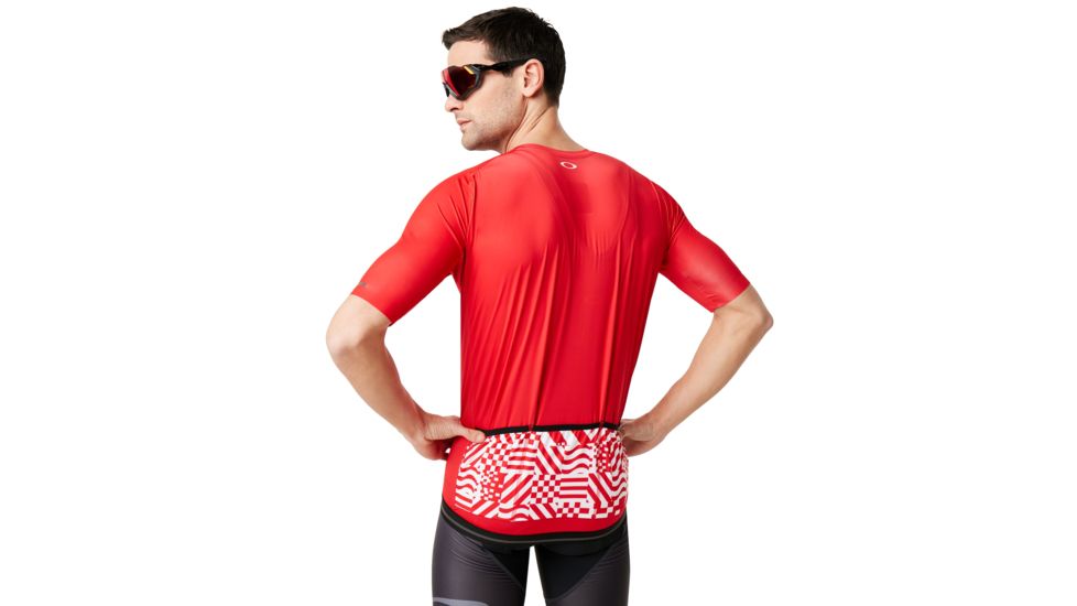 Oakley Icon Jersey - Mens, Red Line, Extra Small, 434361-465-XS