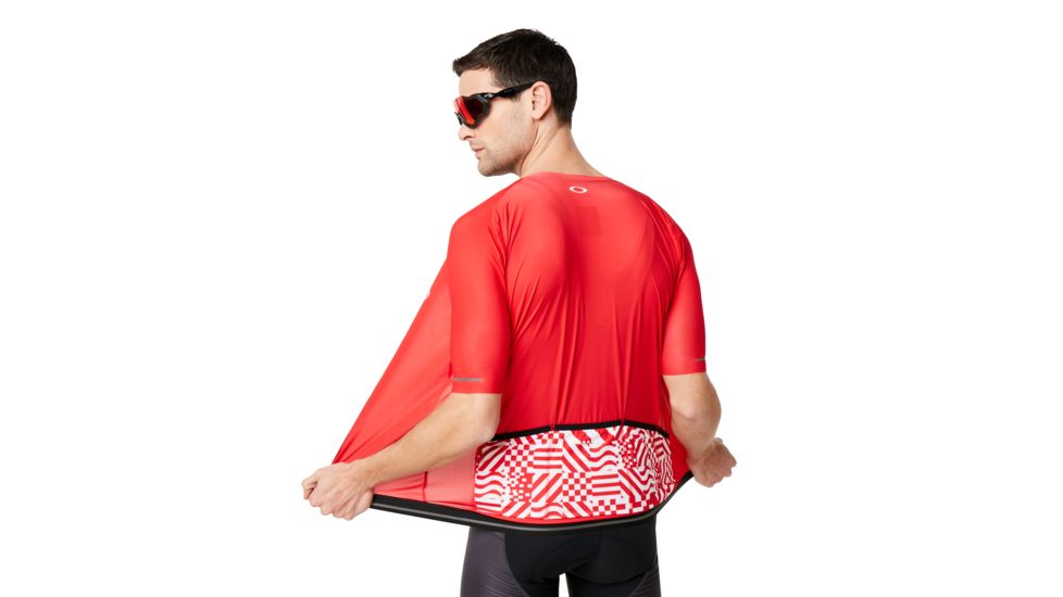 Oakley Icon Jersey - Mens, Red Line, Extra Small, 434361-465-XS