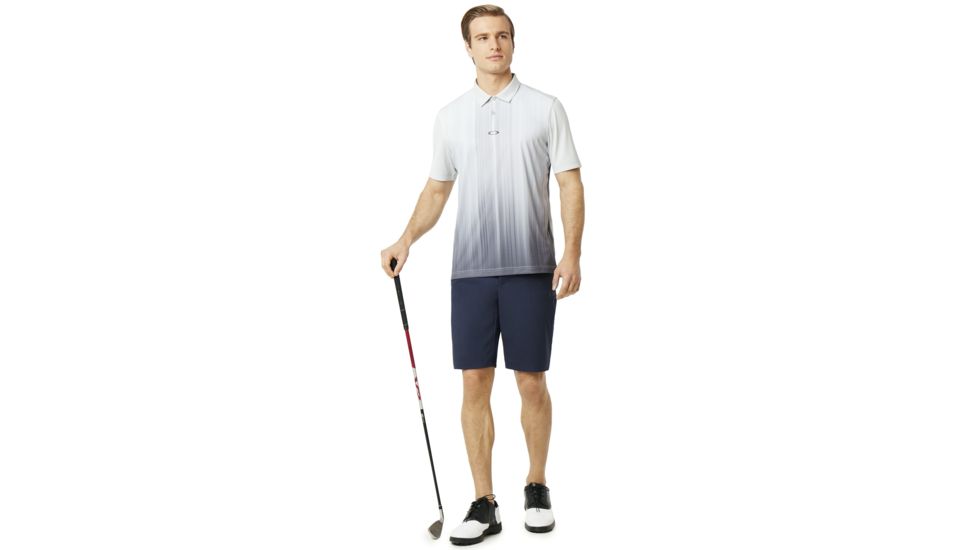 Oakley Infinity Line Golf Polo Short Sleeve - Mens, Light Grey, Small 434309-202-S