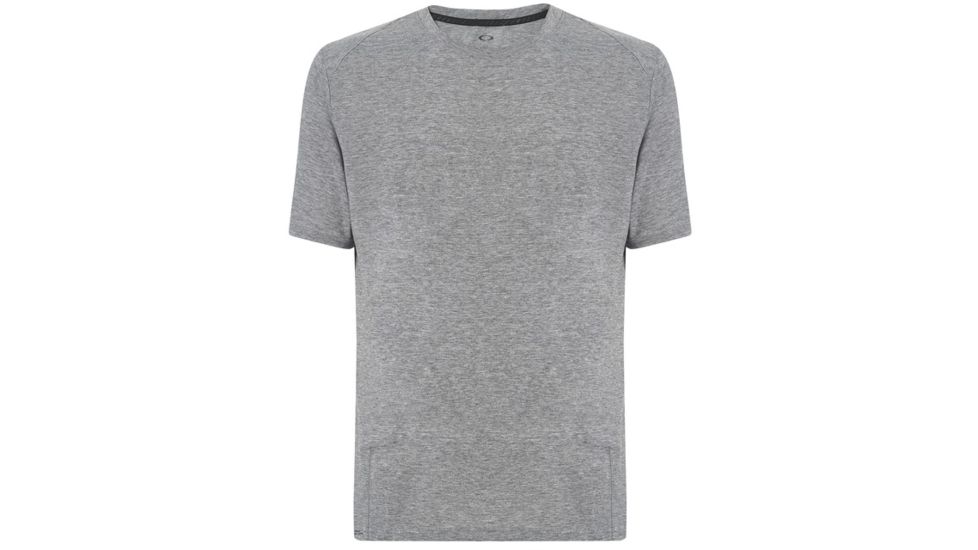 Oakley Link Short Sleeve Top - Mens, Athletic Heather Grey, Large, 433994-24G-L