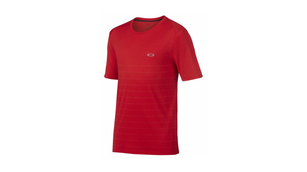 Oakley Link Ss Stripe Top - Mens, Poseidon, Large 434010-6A1-L