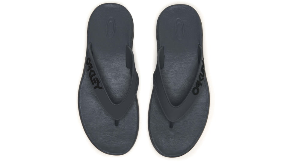 Oakley Logo B1B Flip Flop - Mens, Uniform Grey, 10, FOF100093-25N-10