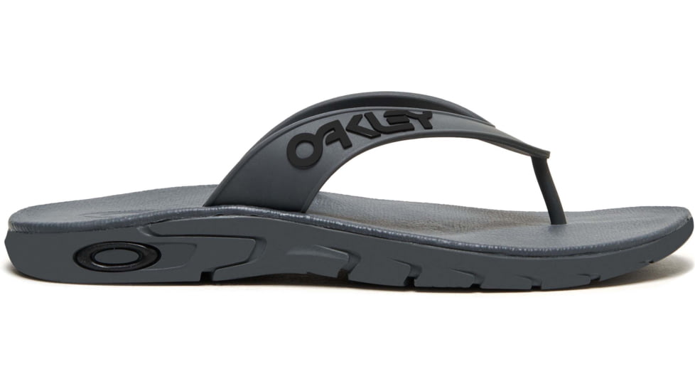 Oakley Logo B1B Flip Flop - Mens, Uniform Grey, 10, FOF100093-25N-10