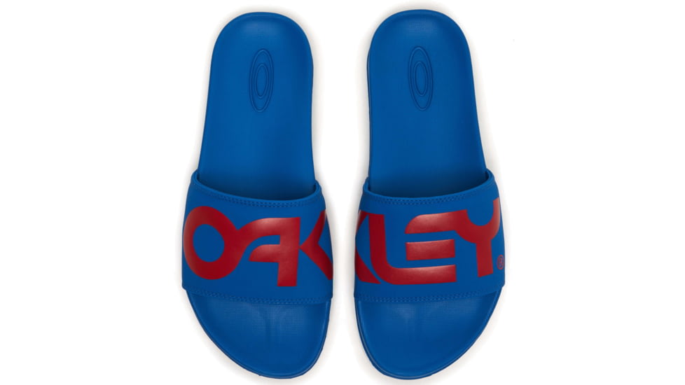 Oakley Logo B1B Slide - Mens, Uniform Blue, 11, FOF100095-6UN-11
