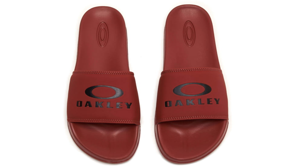 Oakley Logo Ellipse Slide - Mens, Spicy Red, 7.5, 15205-43D-7.5