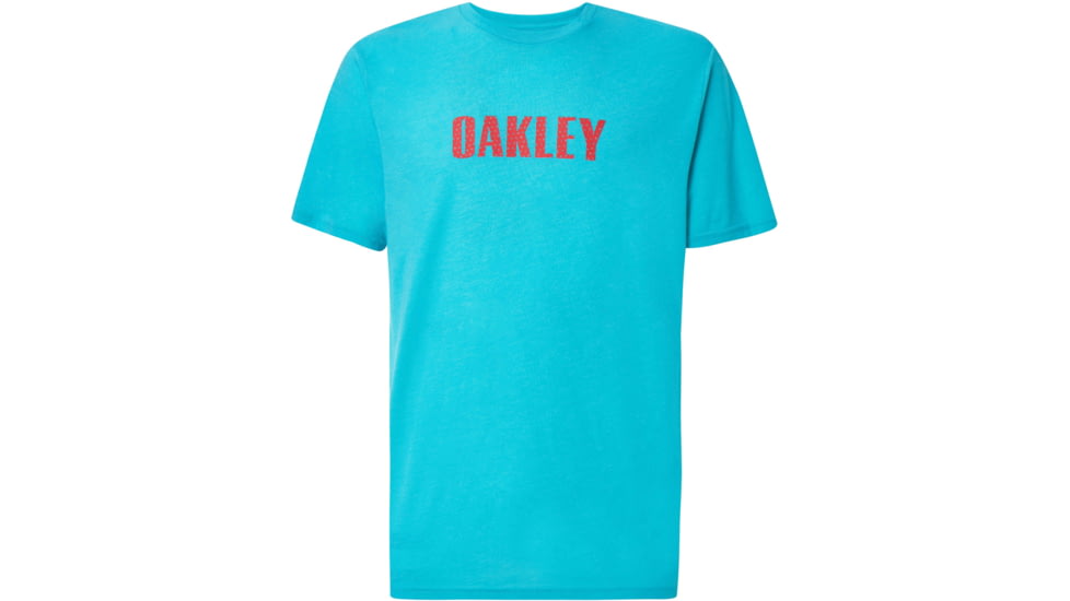 Oakley Logo Stars Short Sleeve Tee - Mens, Wave Blue, Extra Large, FOA400068-6W6-XL
