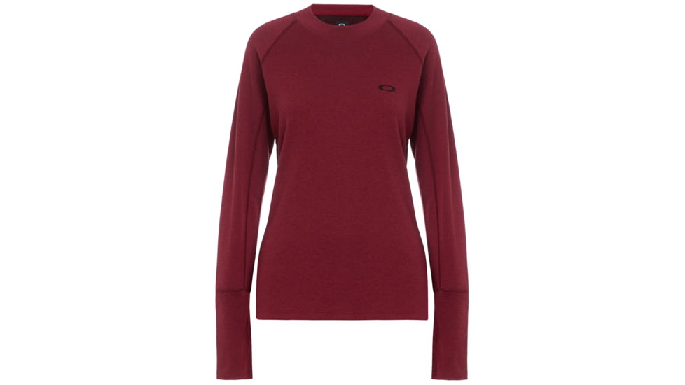 Oakley Long Sleeve Base - Womens, Burgundy, Extra Small, 532344-402-XS