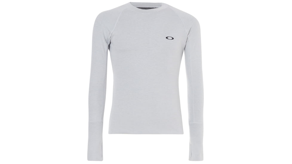 Oakley Longsleeve Base Shirt - Womens, Light Grey, Extra Large, 532344-202-XL