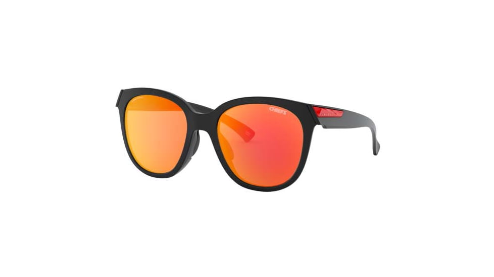 Oakley Low Key OO9433 Sunglasses - Women's, Matte Black, Prizm Ruby, 54, OO9433-943320-54