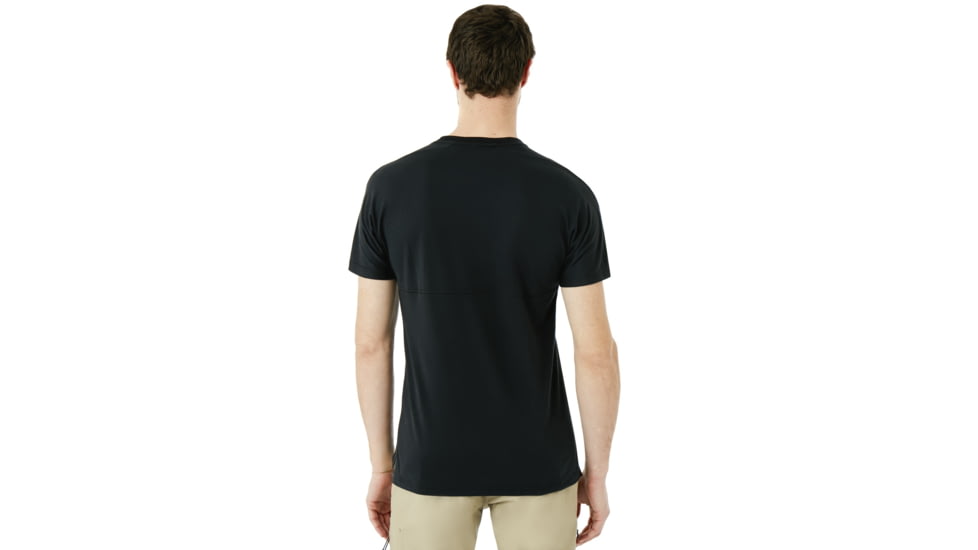 Oakley Method Short Sleeve Stripe - Mens, Blackout, Extra Large 434024-02E-XL