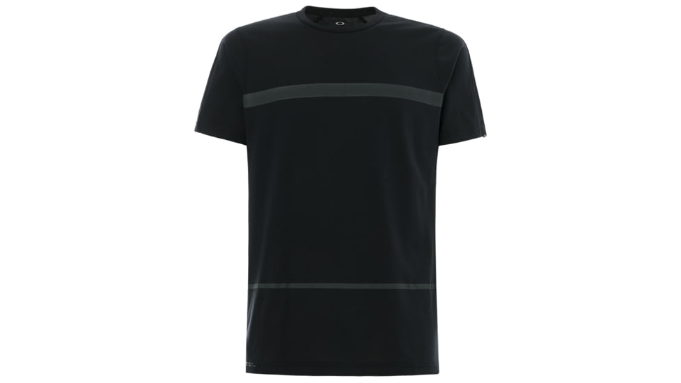 Oakley Method Short Sleeve Stripe - Mens, Blackout, Extra Large 434024-02E-XL