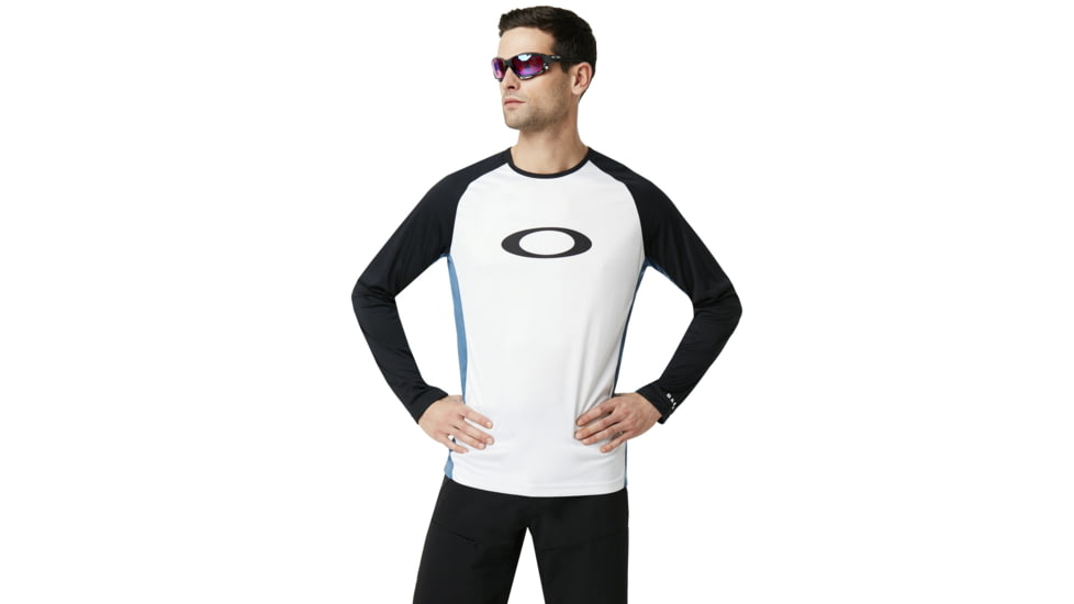 Oakley Mtb Long Sleeve Tech Tee - Mens, Real Teal, Small 434362-6E3-S