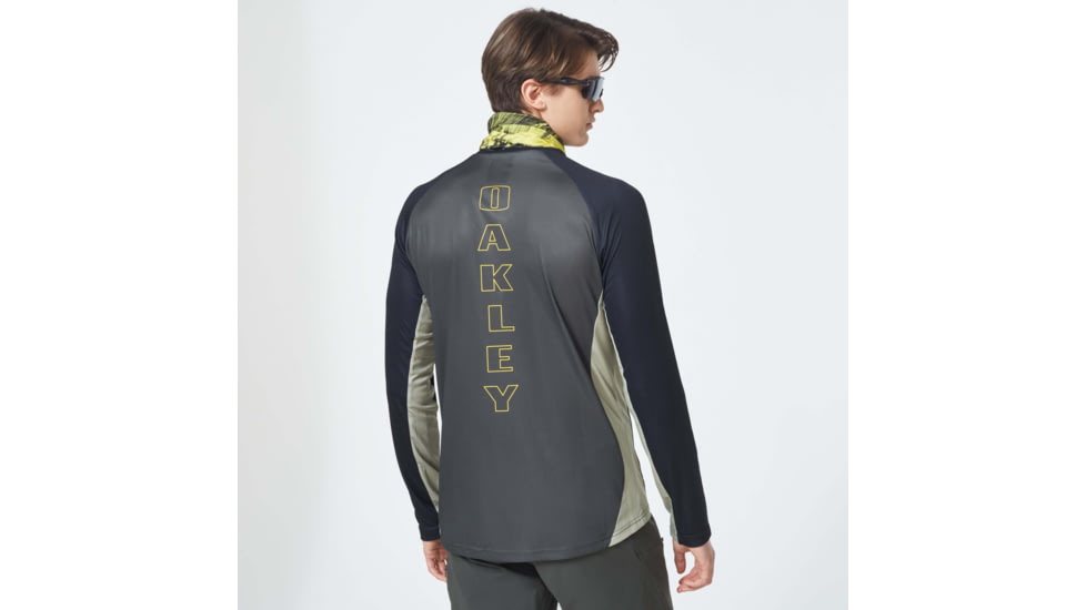 Oakley MTB Long Sleeve Tech Tee - Mens, New Dark Brush, Medium, FOA400847-86L-M