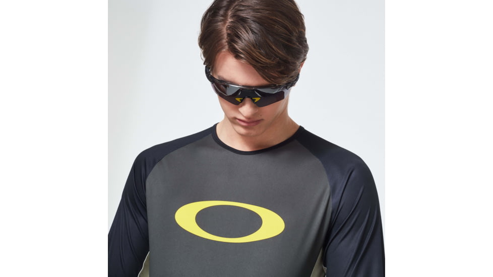 Oakley MTB Long Sleeve Tech Tee - Mens, New Dark Brush, Medium, FOA400847-86L-M