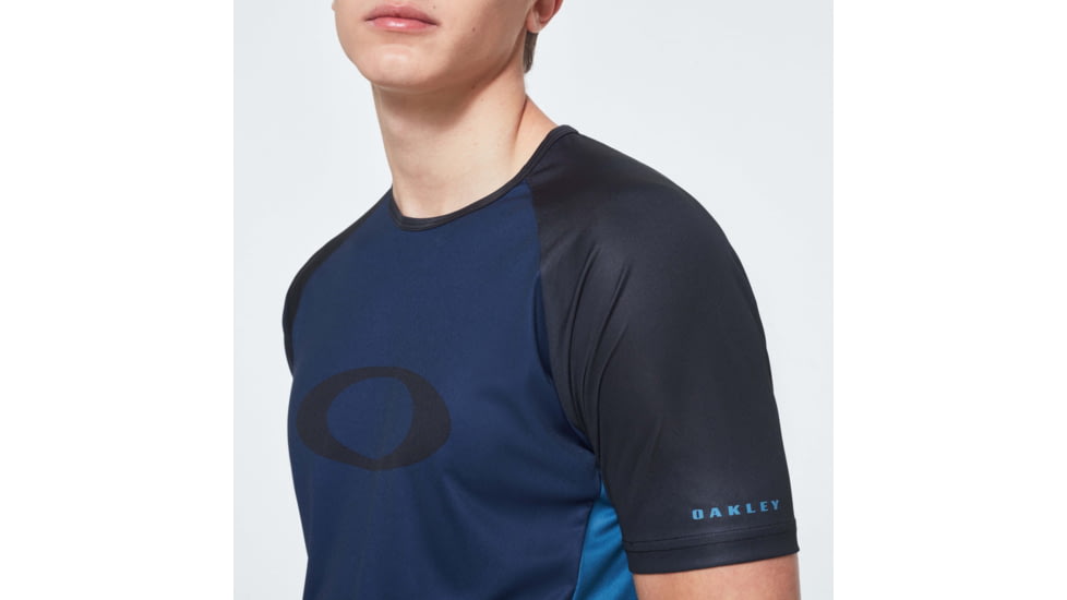 Oakley MTB Short Sleeve Tech Tee - Mens, Black Iris, Extra Large, FOA400848-6DG-XL